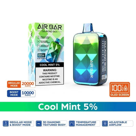 Air Bar Diamond Box 20000 Puffs Disposable Vape 5% Nicotine | Buy in UAE