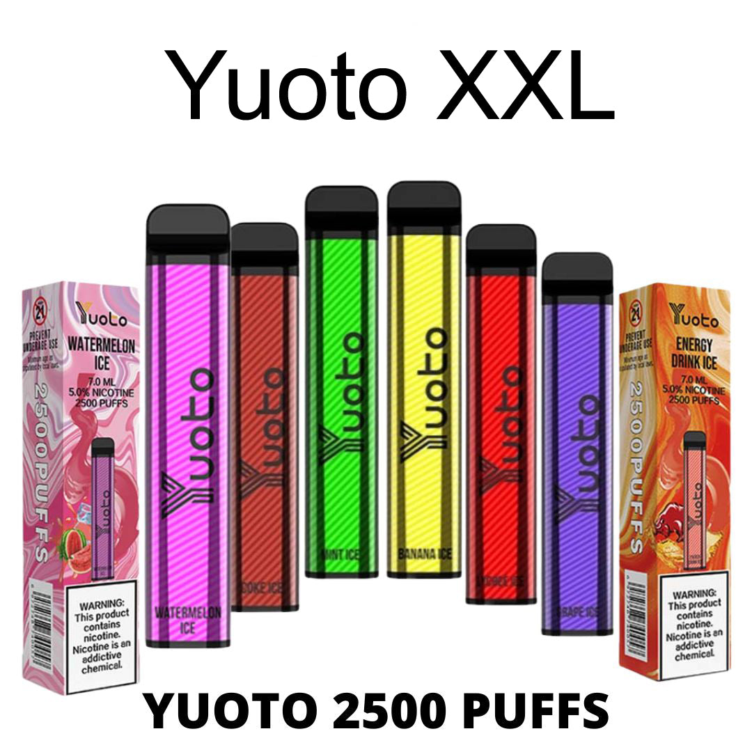 Yuoto XXL 2500 Puffs Disposable Vape – Long-Lasting Flavor in UAE