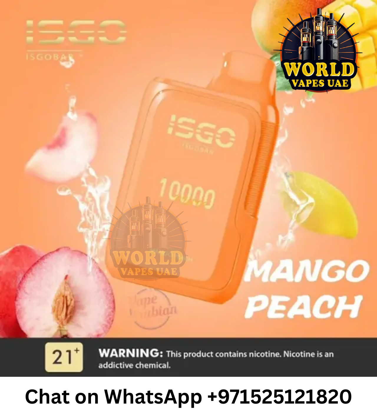 ISGO Bar 2% Nicotine Disposable Vape in Dubai UAE