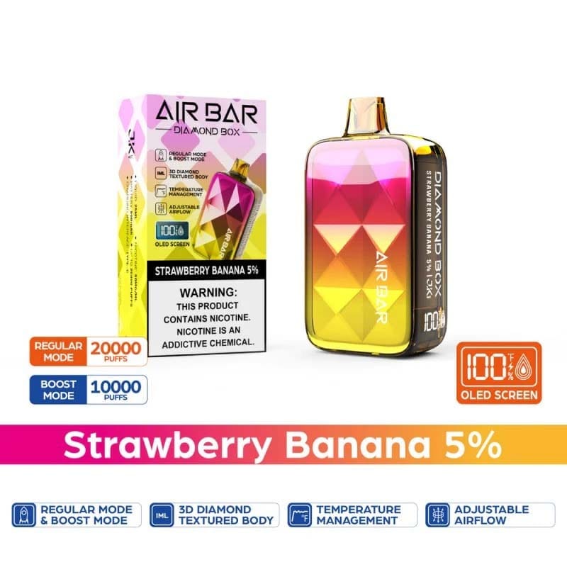 Air Bar Diamond Box 20000 Puffs Disposable Vape 5% Nicotine | Buy in UAE