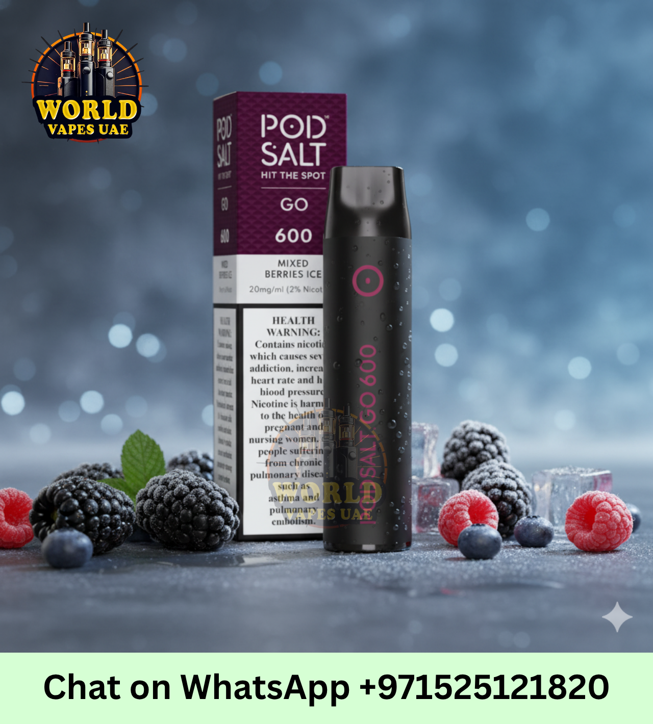 Buy Pod Salt Go 600 Disposable Vape in Dubai