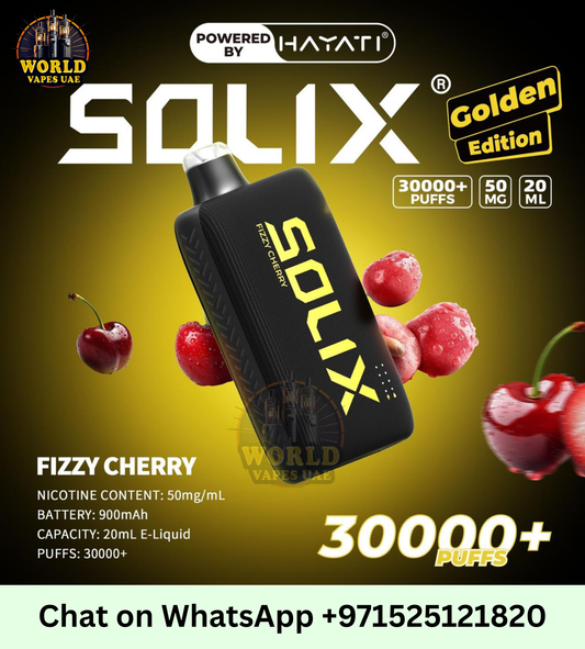 Hayati Solix 30000 Puffs Golden Edition Disposable Vape Dubai UAE