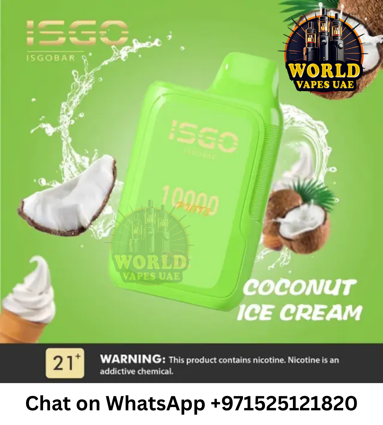 ISGO Bar 10000 Puff Device with 17ml Pod & 650mAh Battery