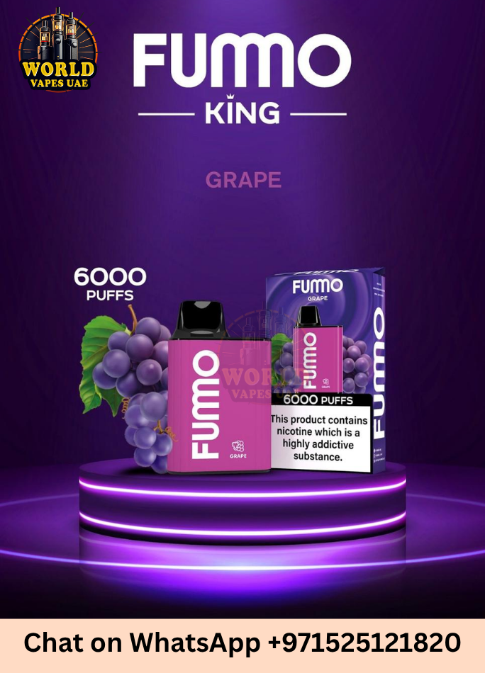 Buy Fumo King 6000 Puffs Disposable Vape – Rechargeable | UAE