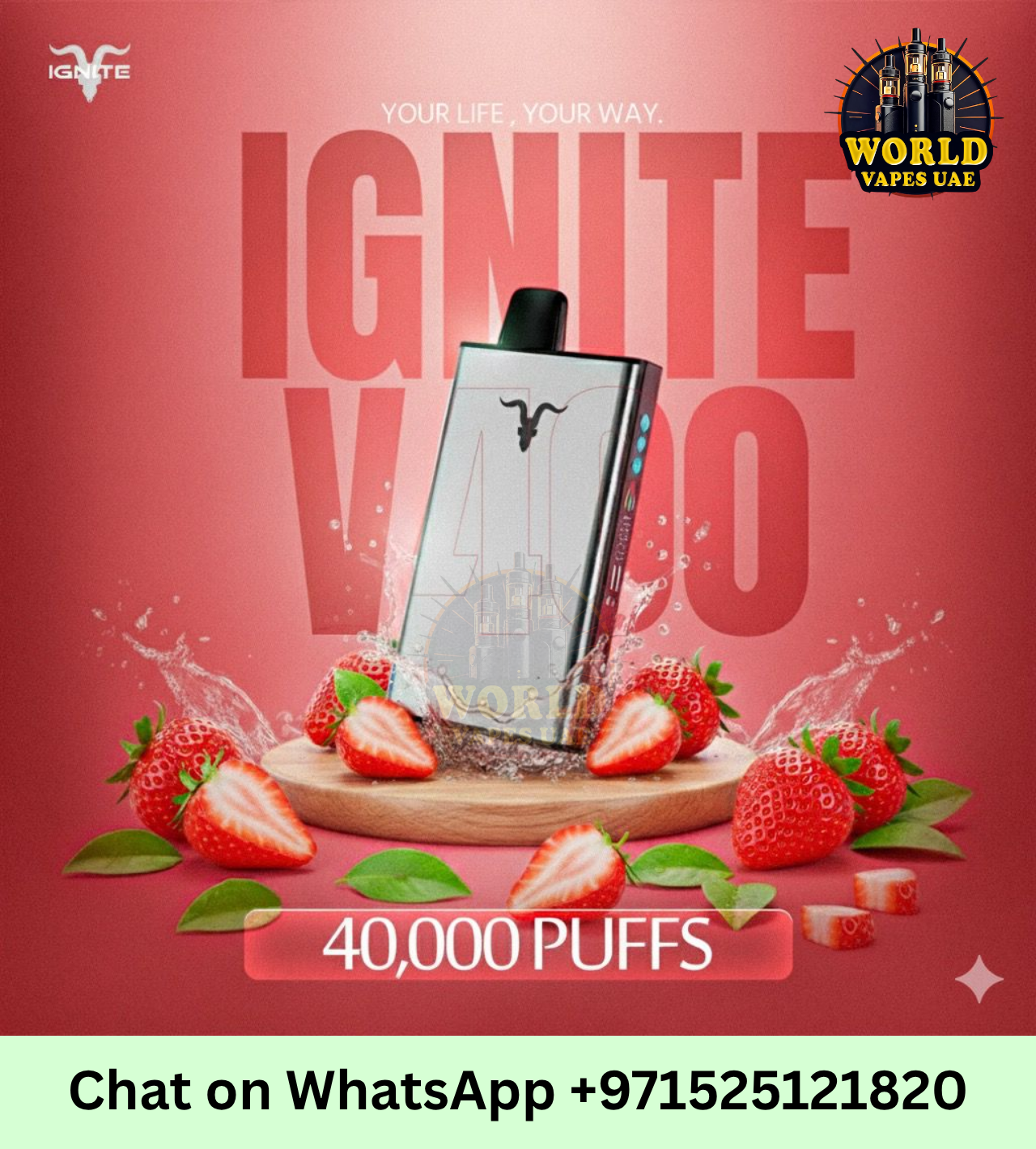 Buy IGNITE V400 40000 Puffs Disposable Vape in Dubai, UAE | 5% Nicotine