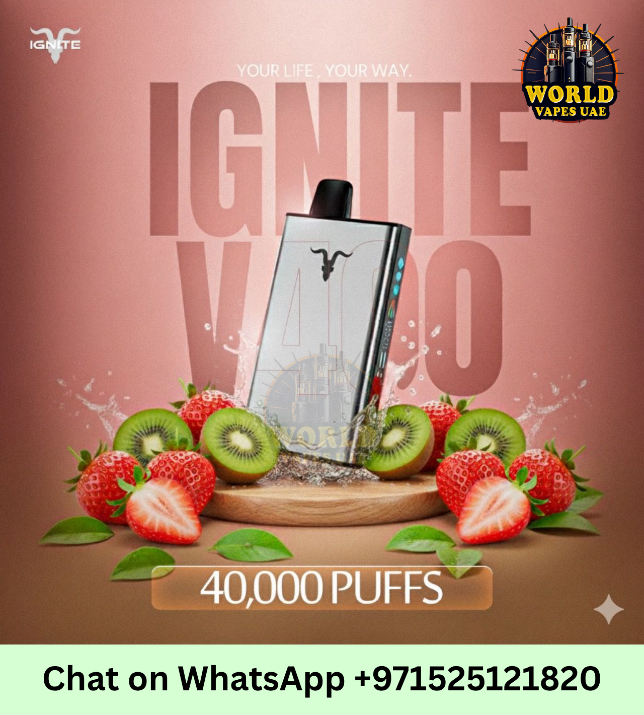 Buy IGNITE V400 40000 Puffs Disposable Vape in Dubai, UAE | 5% Nicotine