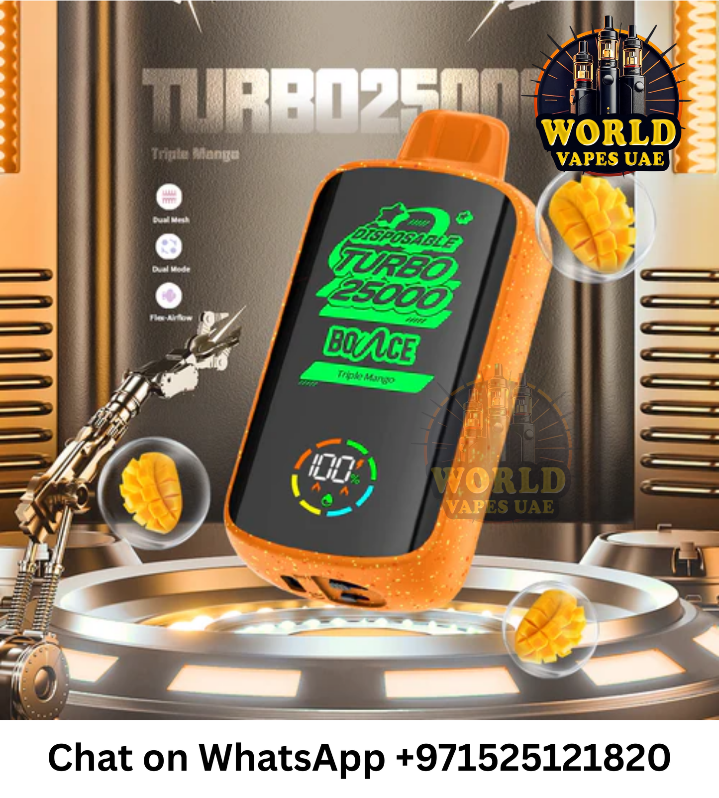 Bounce Turbo 25000 Puff Disposable Vape – USB Type-C Charging