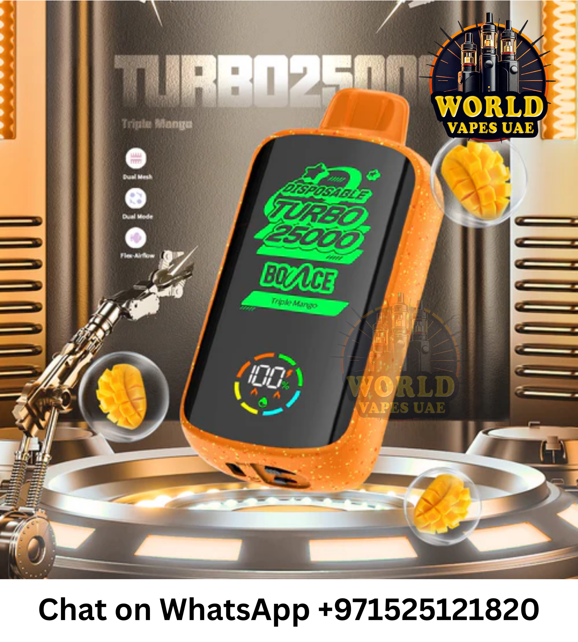 Bounce Turbo 25000 Puff Disposable Vape – USB Type-C Charging
