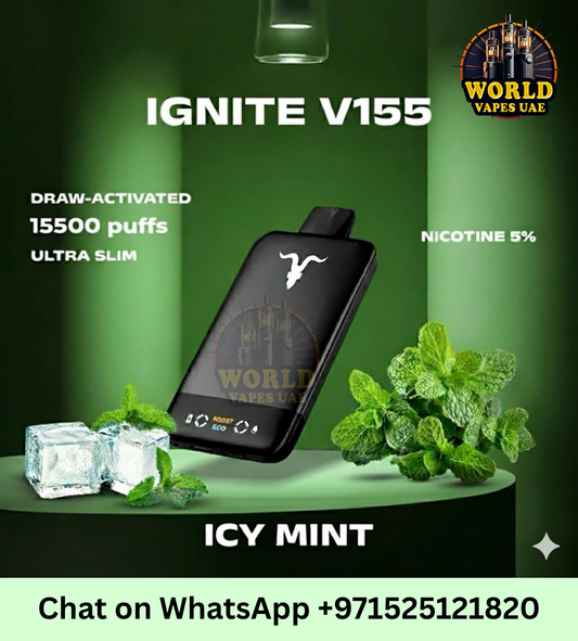 IGNITE V155 Rechargeable Disposable Vape 15,500 Puffs Dubai UAE – World Vapes