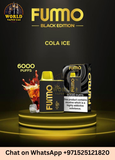 Buy Fumo King 6000 Puffs Disposable Vape – Rechargeable | UAE