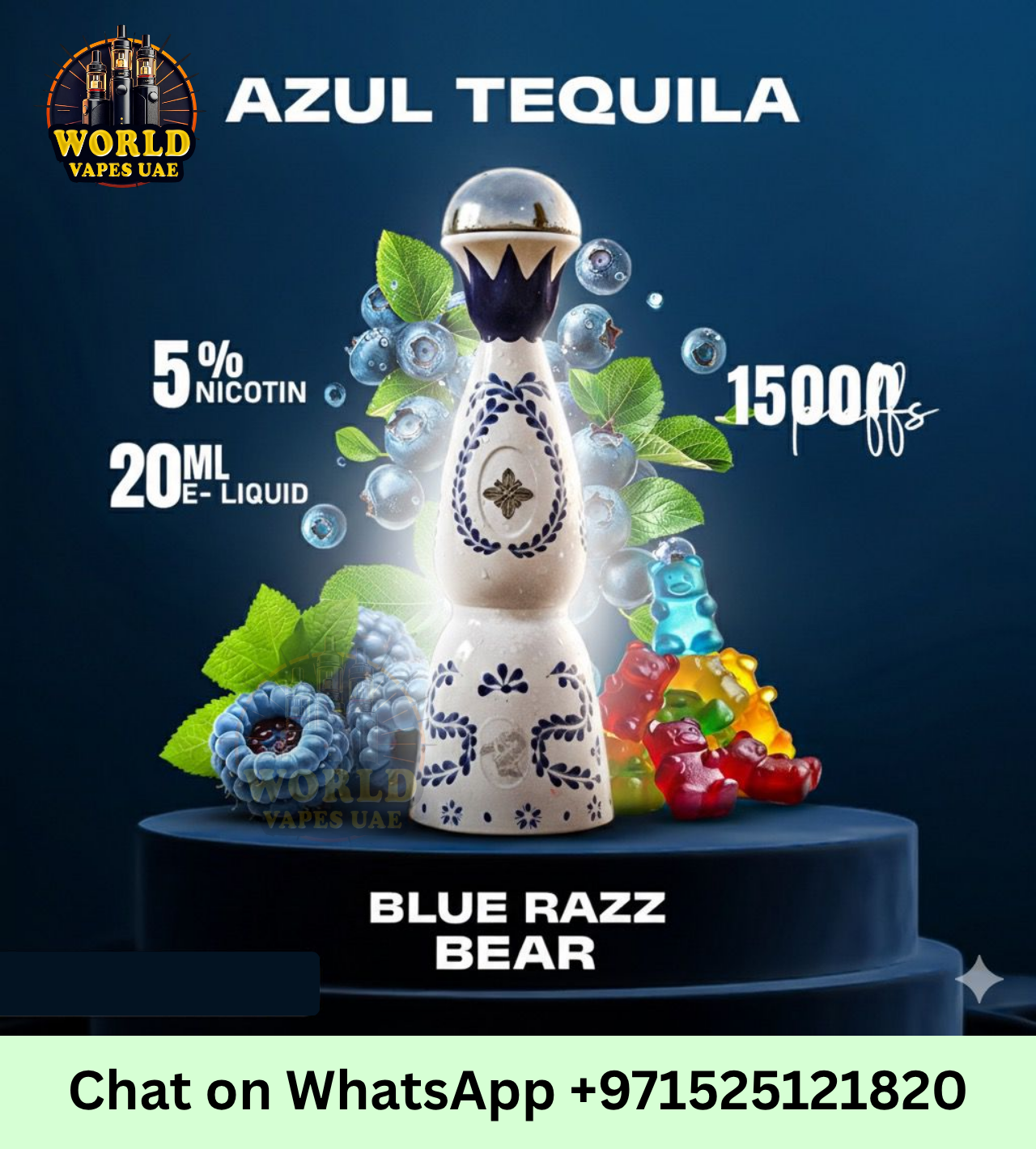 AZUL TEQUILA 15000 Puffs Disposable Vape Device - 5% Nicotine