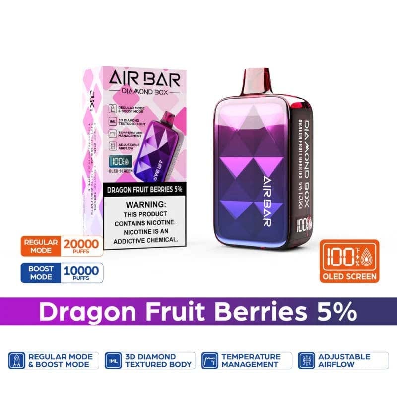 Air Bar Diamond Box 20000 Puffs Disposable Vape 5% Nicotine | Buy in UAE