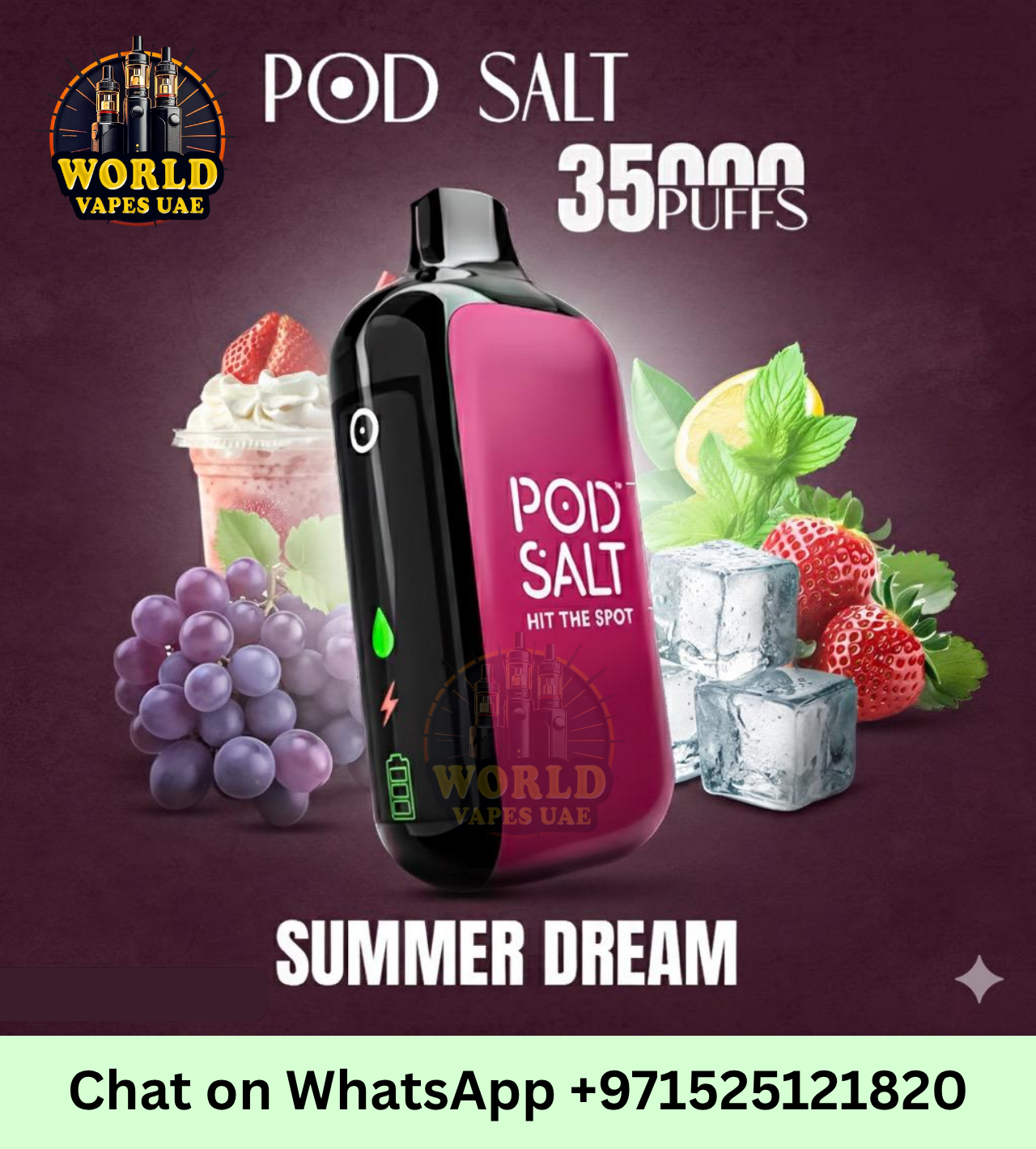 Rechargeable Disposable Vape Pod Salt 35K