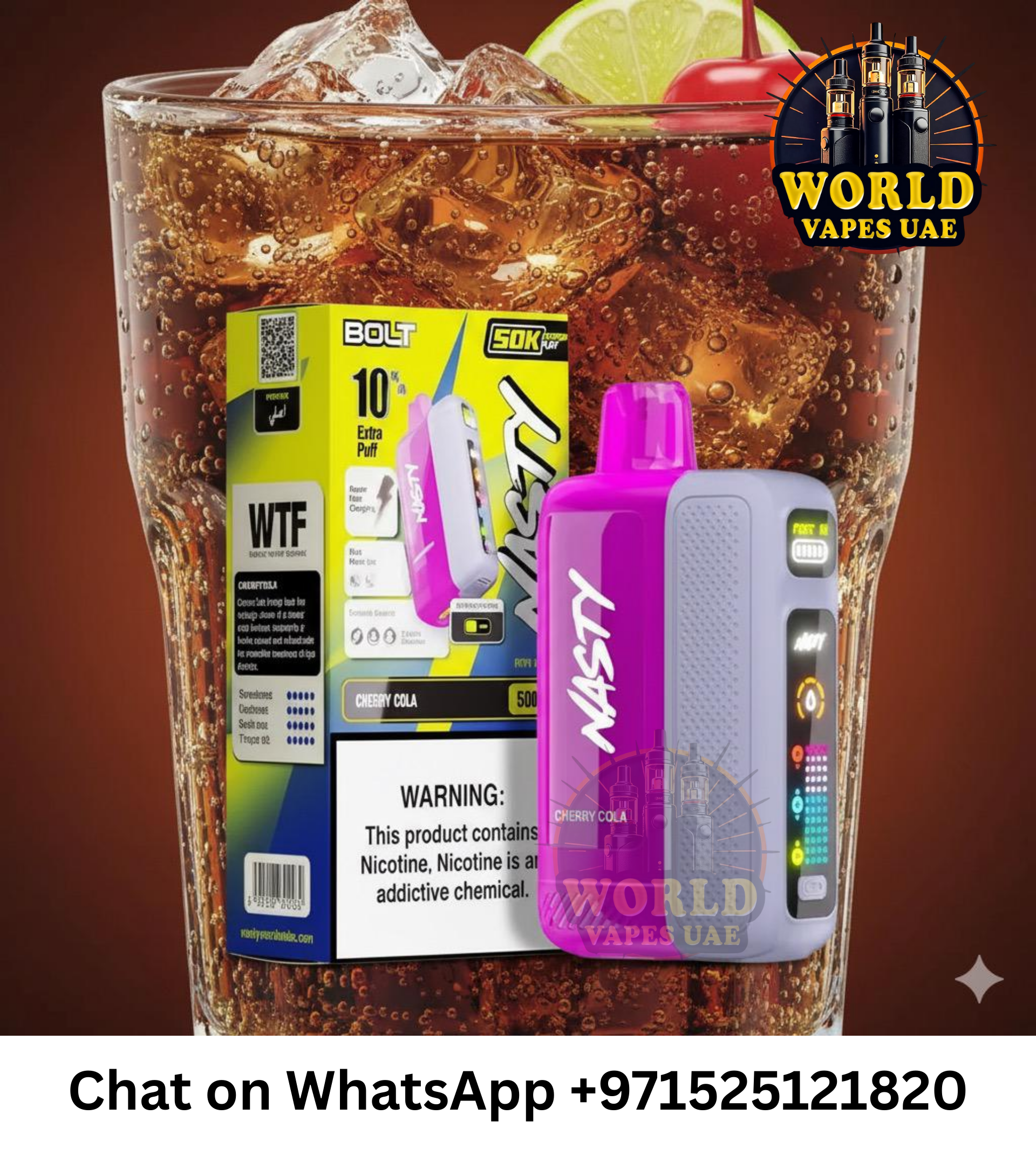 Nasty Bolt Hyperbeast 50k Puffs Disposable Vape in Dubai UAE