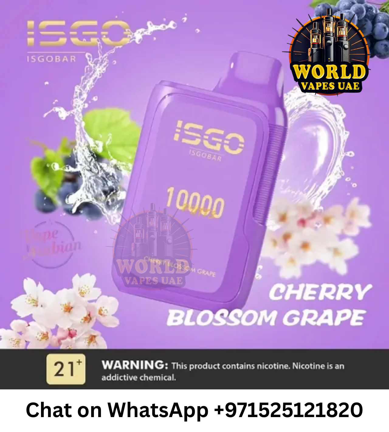 ISGO Bar 2% Nicotine Disposable Vape in Dubai UAE
