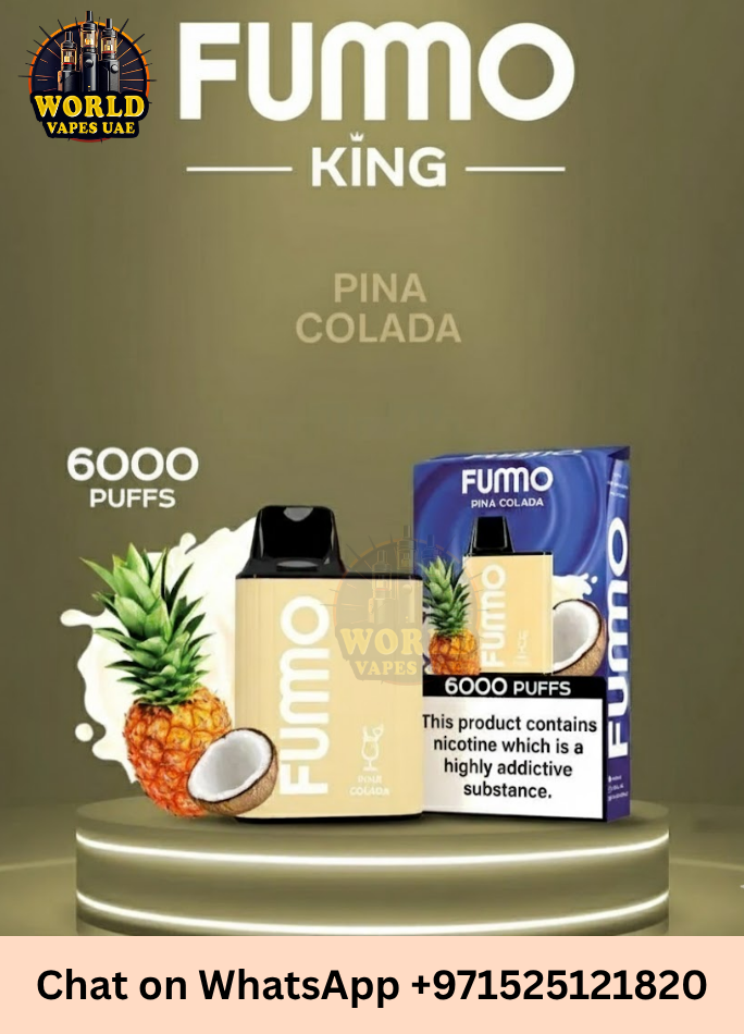Buy Fumo King 6000 Puffs Disposable Vape – Rechargeable | UAE