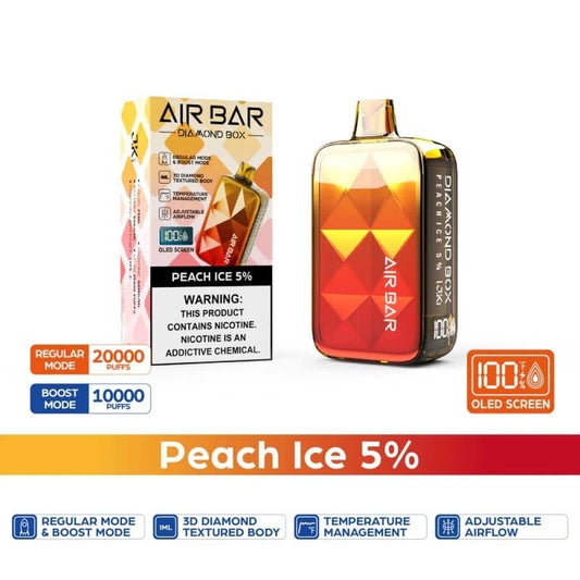 Air Bar Diamond Box 20000 Puffs Disposable Vape 5% Nicotine | Buy in UAE