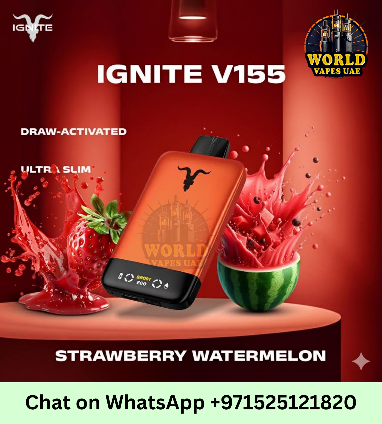 IGNITE V155 Rechargeable Disposable Vape 15,500 Puffs Dubai UAE – World Vapes