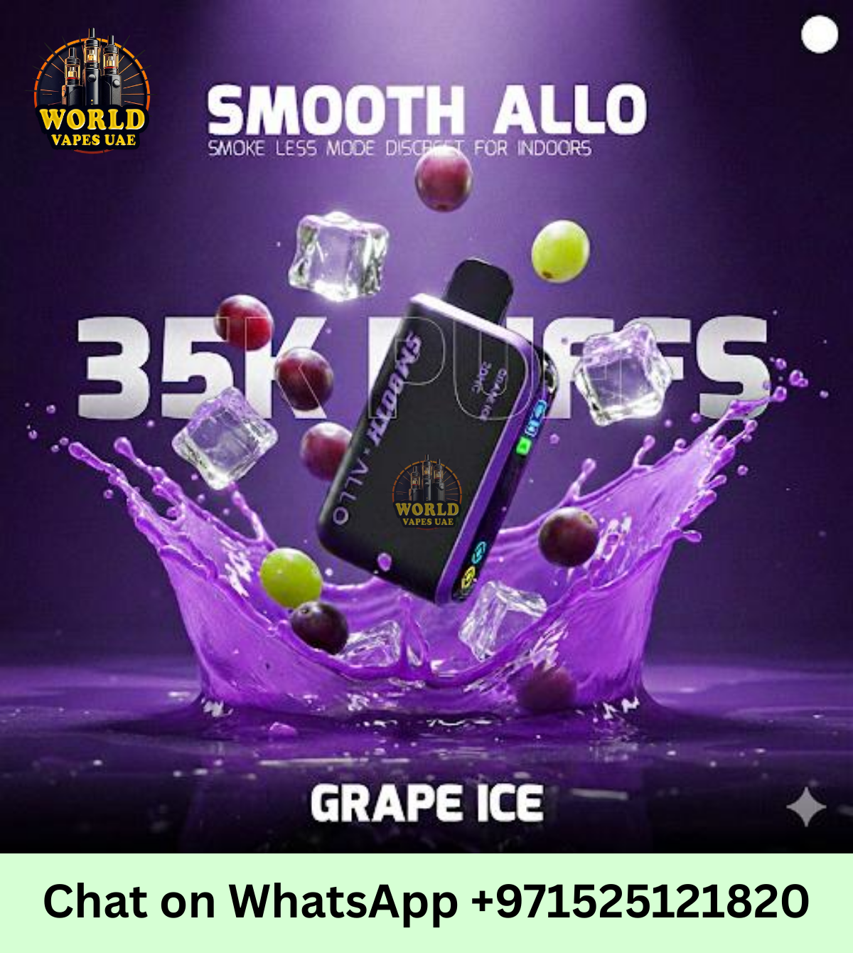 Smooth Allo 35000 Puffs Disposable Vape – Dual Mode & LED Screen UAE