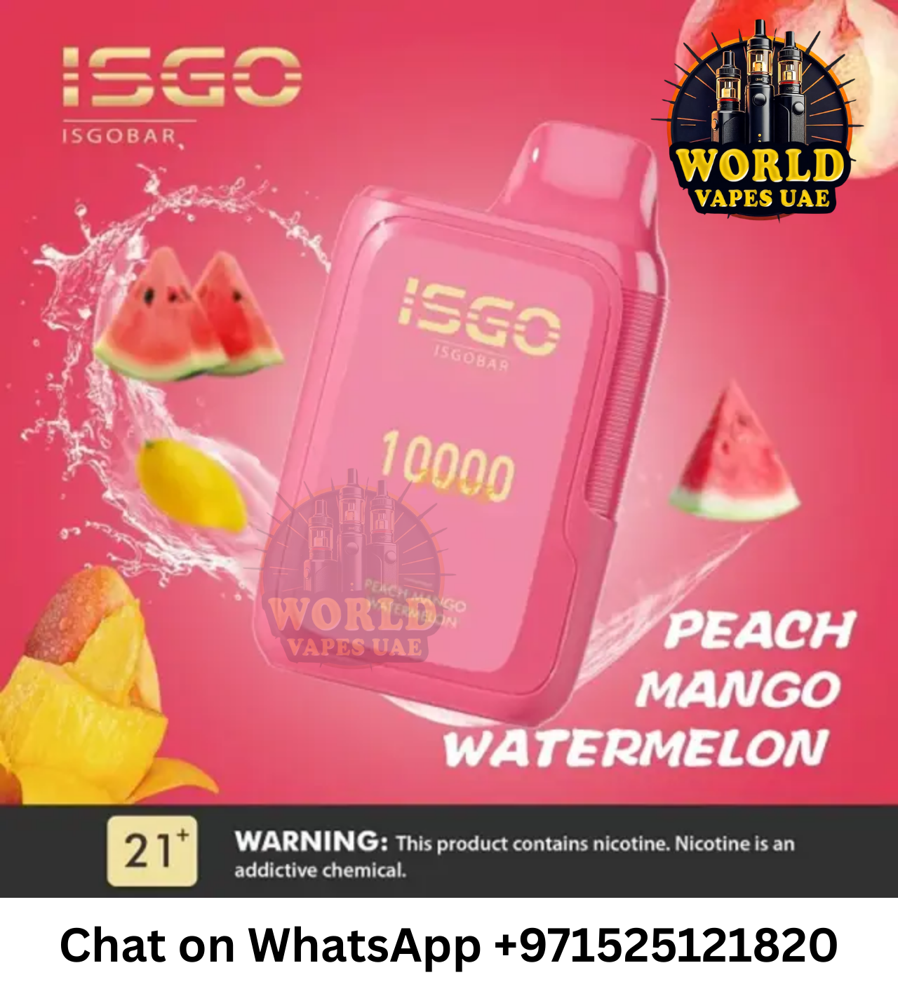 ISGO Bar 10000 Puffs Disposable Vape Dubai