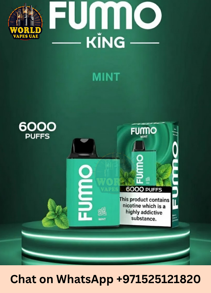 Buy Fumo King 6000 Puffs Disposable Vape – Rechargeable | UAE