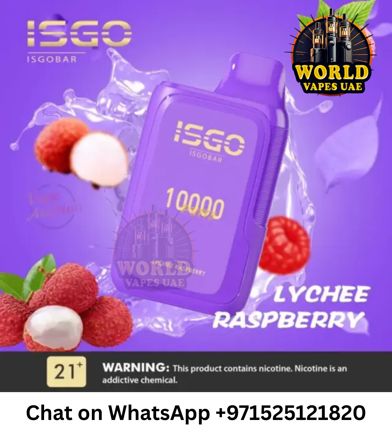 ISGO Bar 10000 Puff Device with 17ml Pod & 650mAh Battery