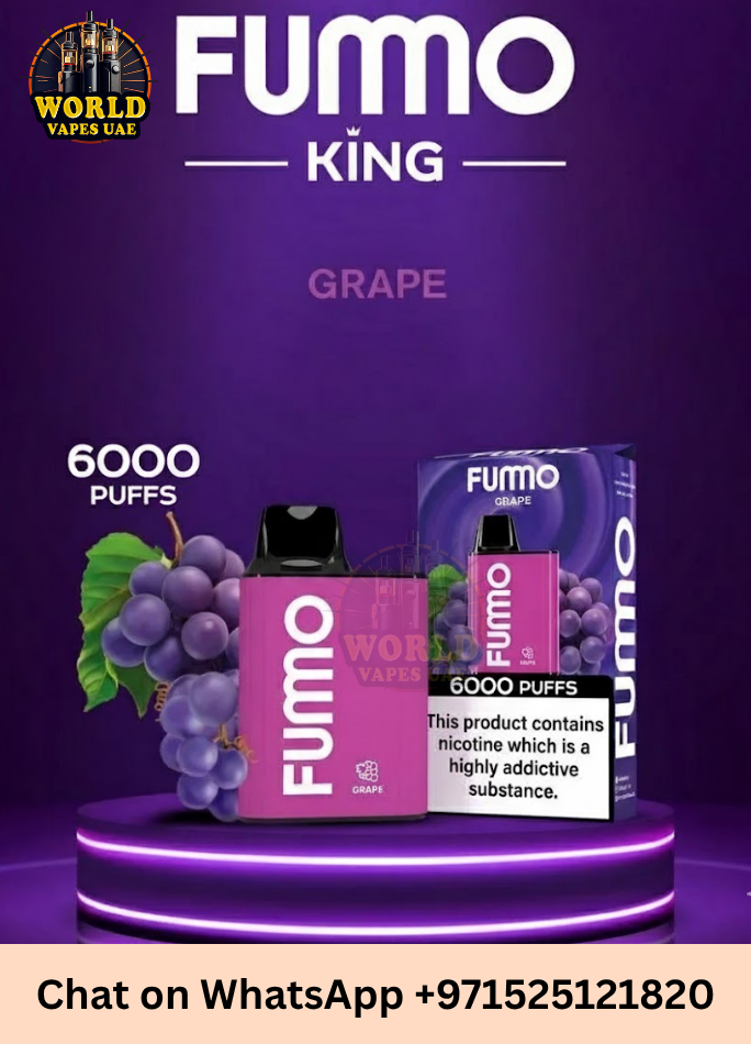 Buy Fumo King 6000 Puffs Disposable Vape – Rechargeable | UAE
