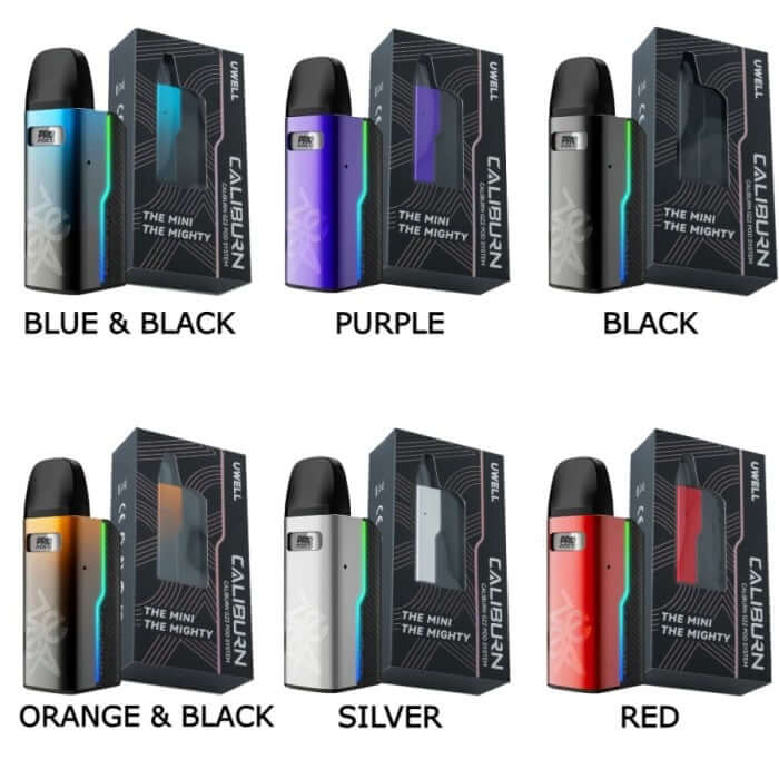 Uwell Caliburn GZ2 17W Pod Kit 850mAh 2ml UAE World Vapes UAE Uwell Caliburn GZ2 17W Pod Kit 850mAh 2ml UAE World Vapes UAE