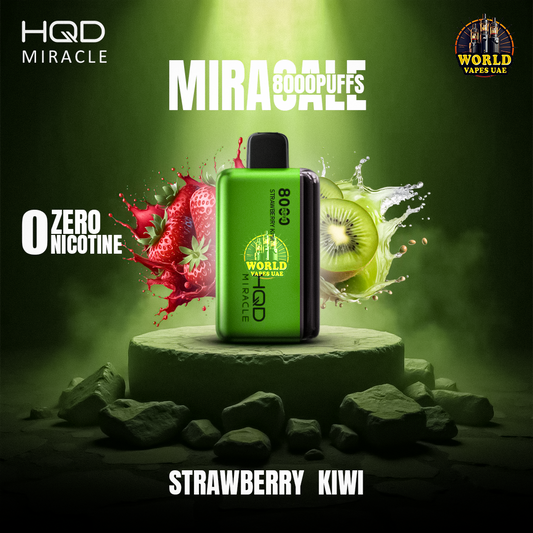HQD Miracle 8000 Puffs Zero Nicotine Disposable Vape UAE