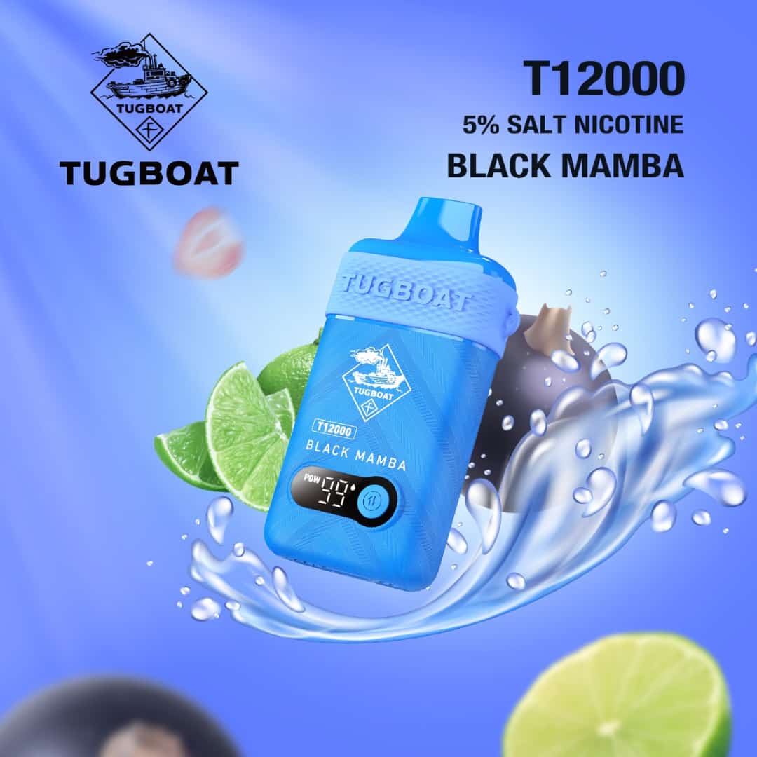 Tugboat T12000 Disposable Vape 12,000 Puffs | 16 Flavors in UAE