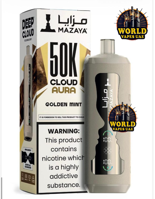 Mazaya Cloud Aura 50K Disposable Vape World Vapes UAE
