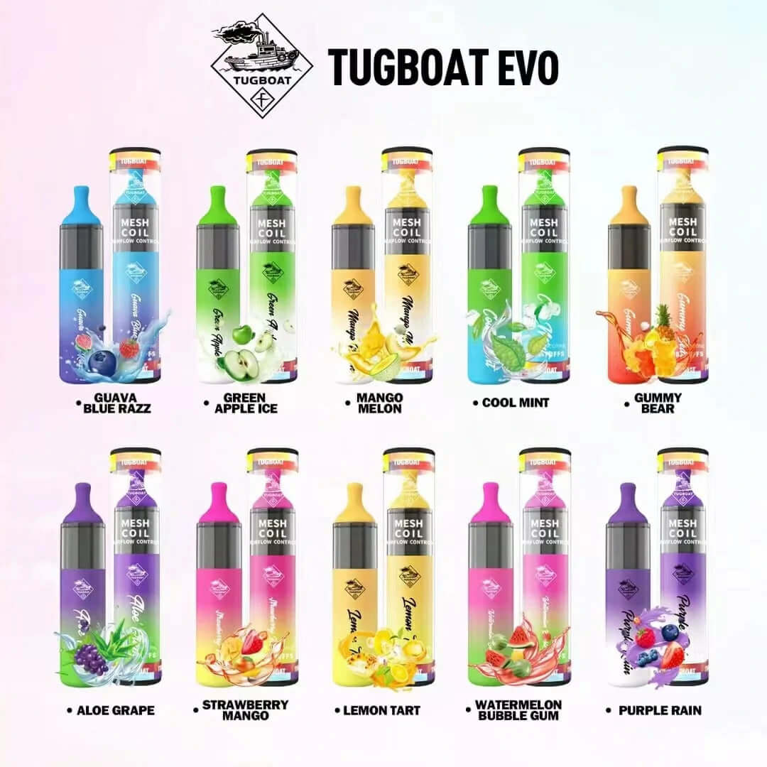 Buy Tugboat EVO 4500 Puffs Disposable Vape in Dubai, UAE | 5% Nicotine
