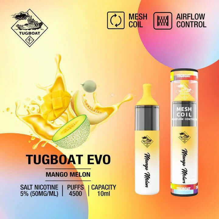 Buy Tugboat EVO 4500 Puffs Disposable Vape in Dubai, UAE | 5% Nicotine