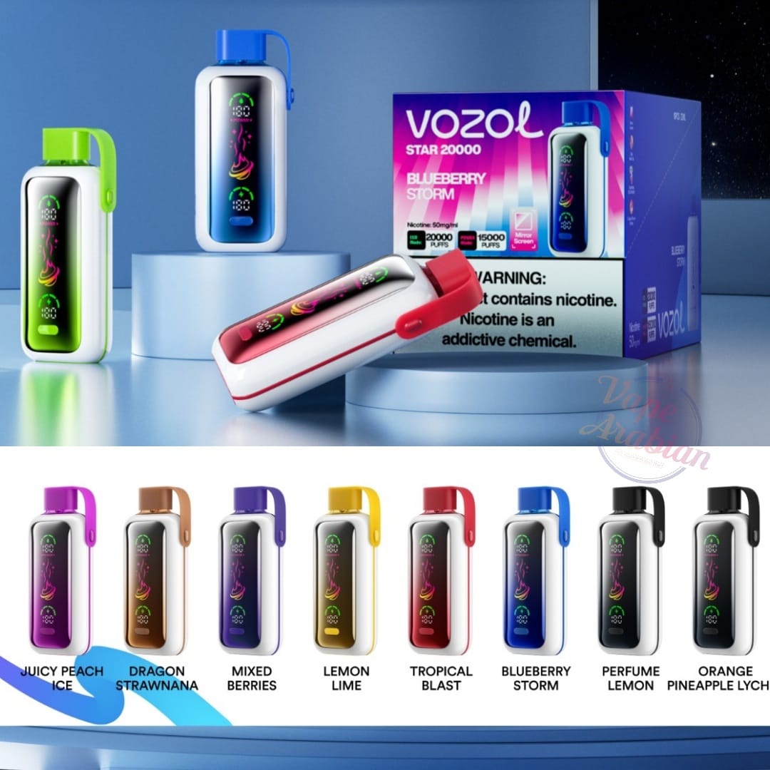 Buy Vozol Star 20000 Puffs Dual Power Disposable Vape in Dubai, UAE