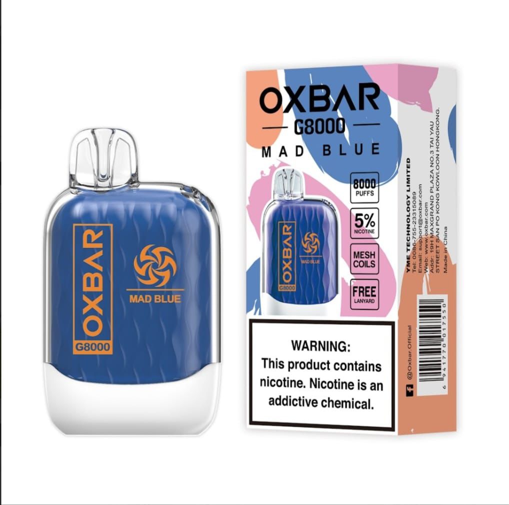 OXBAR G8000 Disposable Vape 8000 Puffs | Rechargeable Vape in UAE