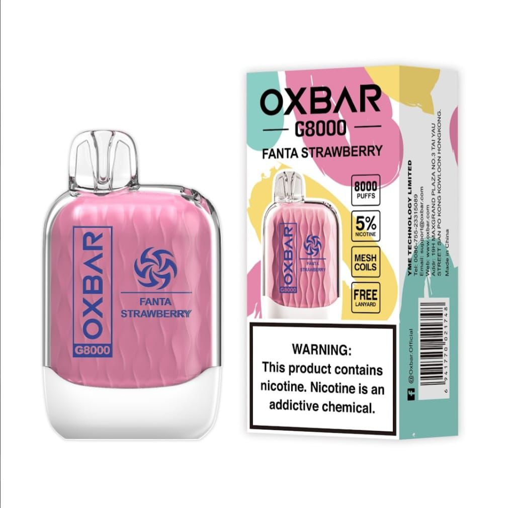 OXBAR G8000 Disposable Vape 8000 Puffs | Rechargeable Vape in UAE