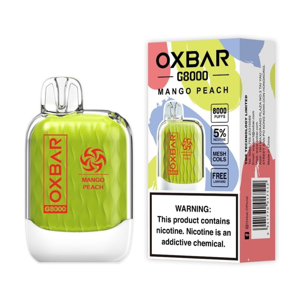 OXBAR G8000 Disposable Vape 8000 Puffs | Rechargeable Vape in UAE