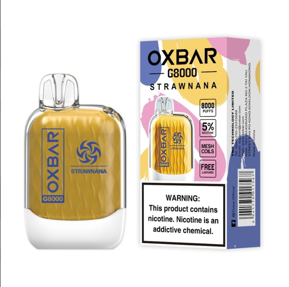 OXBAR G8000 Disposable Vape 8000 Puffs | Rechargeable Vape in UAE