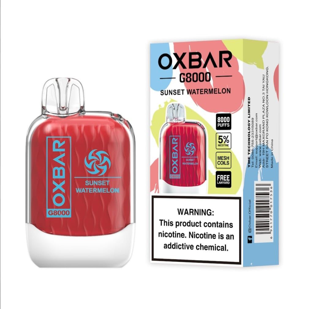 OXBAR G8000 Disposable Vape 8000 Puffs | Rechargeable Vape in UAE