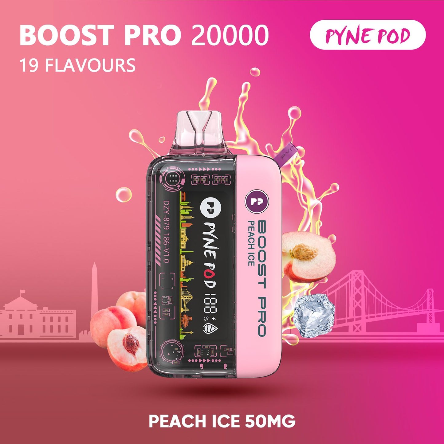 PYNE POD Boost Pro 20000 Puffs Disposable Vape in UAE | Dual Mode, 5% Nicotine
