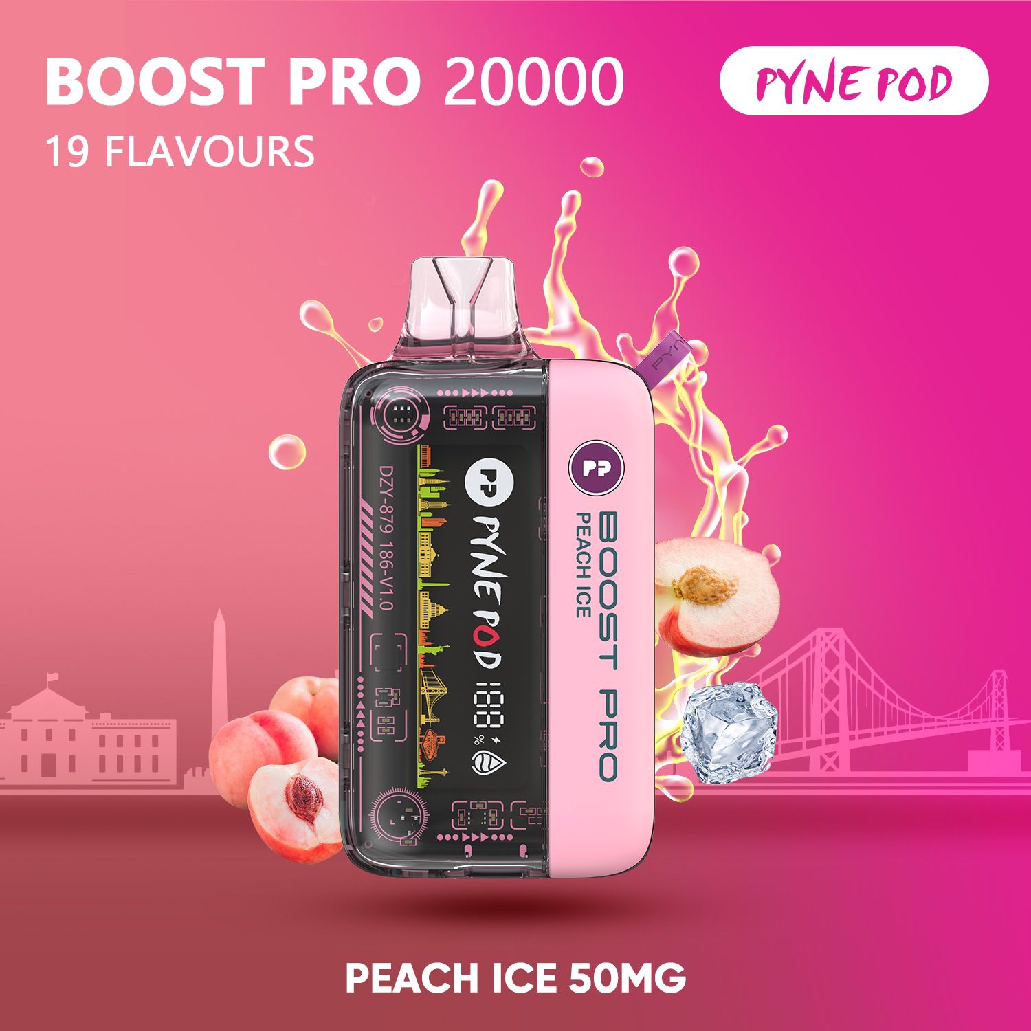 PYNE POD Boost Pro 20000 Puffs Disposable Vape in UAE | Dual Mode, 5% Nicotine