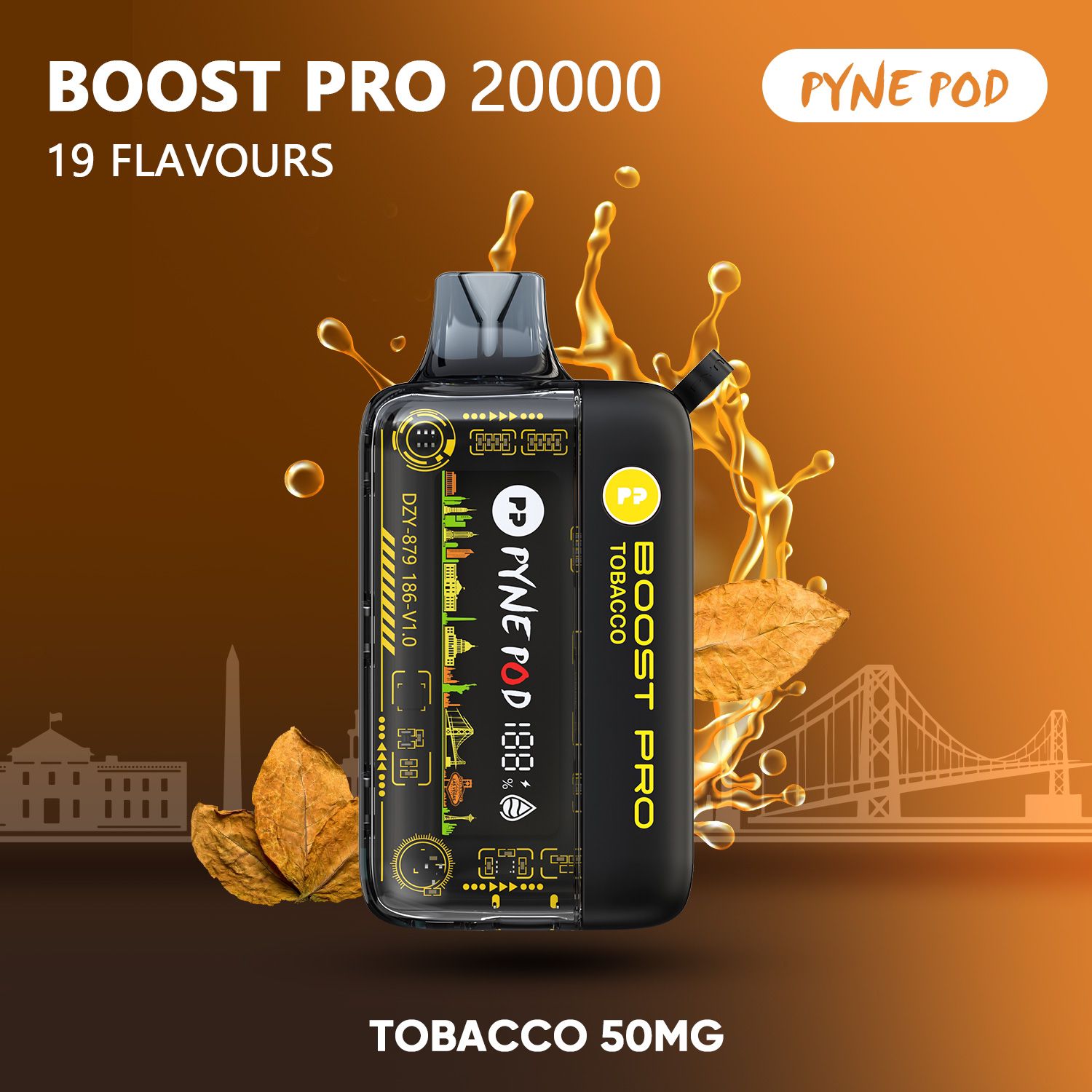 PYNE POD Boost Pro 20000 Puffs Disposable Vape in UAE | Dual Mode, 5% Nicotine