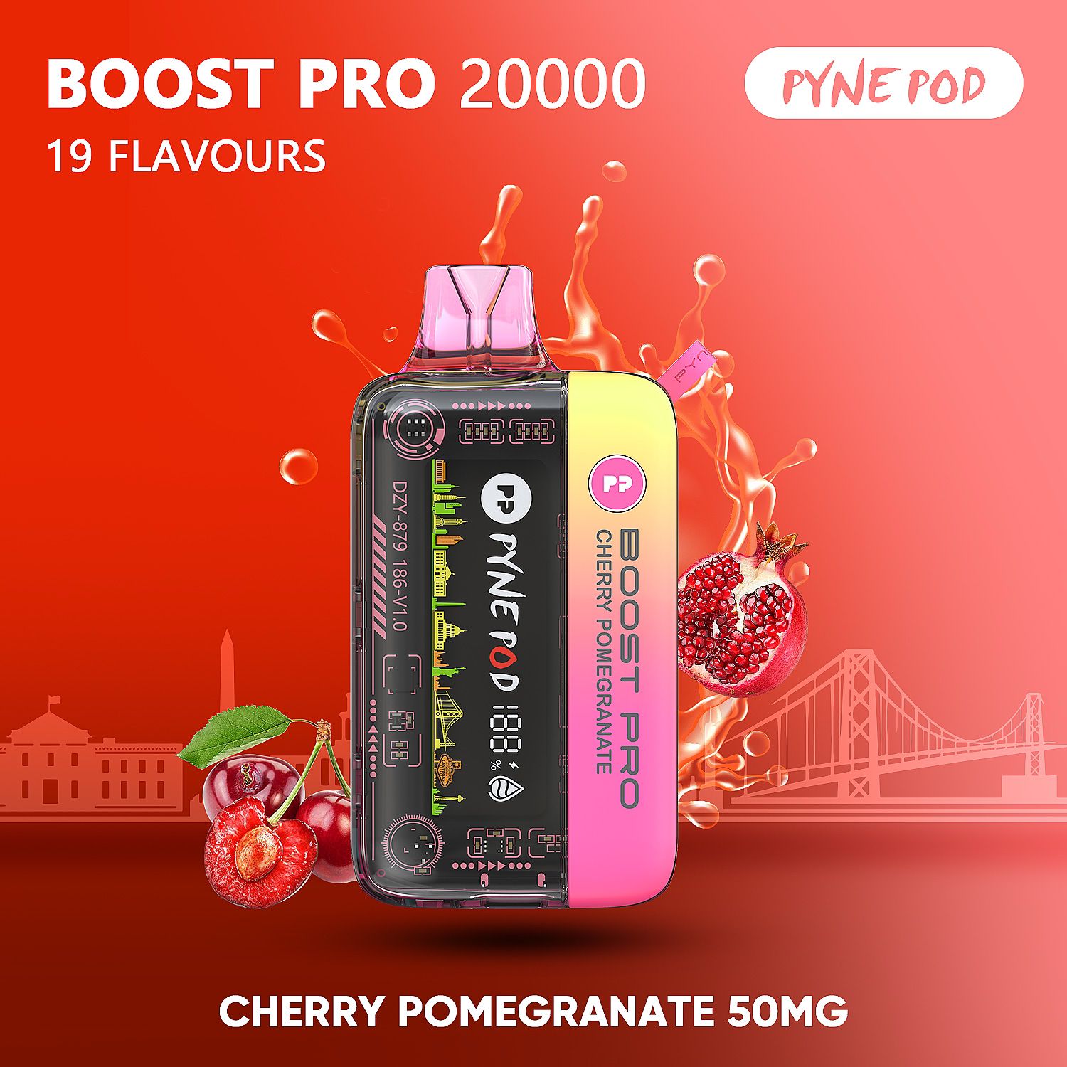 PYNE POD Boost Pro 20000 Puffs Disposable Vape in UAE | Dual Mode, 5% Nicotine