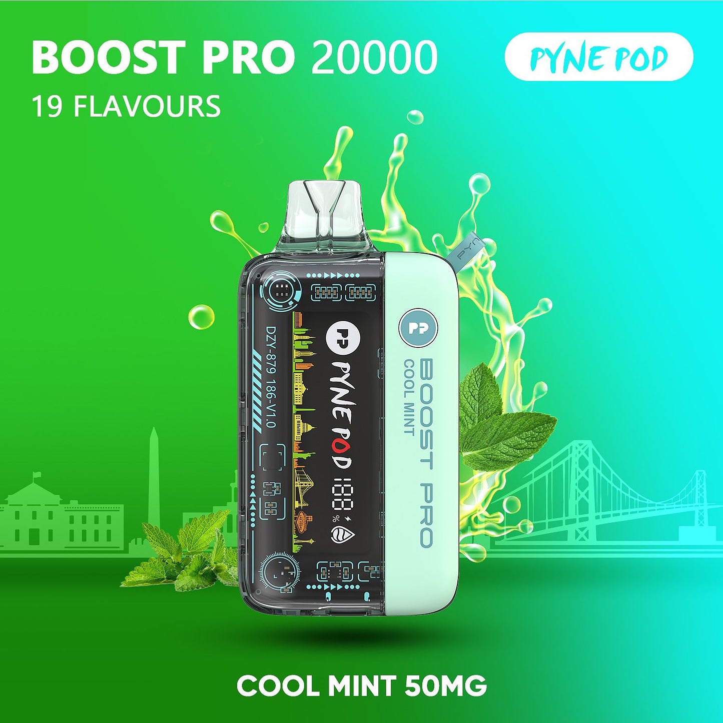 PYNE POD Boost Pro 20000 Puffs Disposable Vape in UAE | Dual Mode, 5% Nicotine