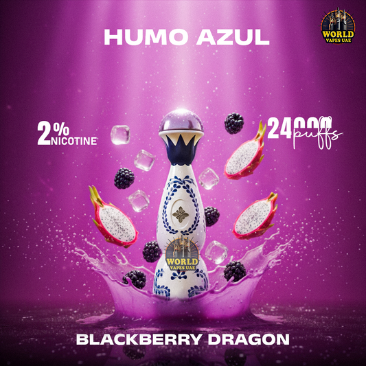 HUMO AZUL Blackberry Dragon disposable vape 24000 puffs 2% nicotine