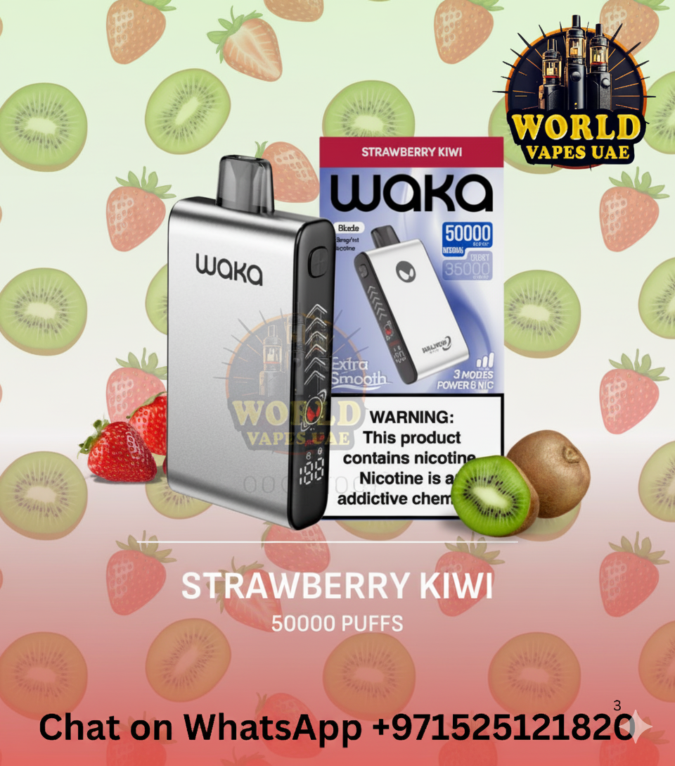 Waka Blade 50000 Puffs Disposable Vape in Dubai – LED Screen & Dual Mesh Coil