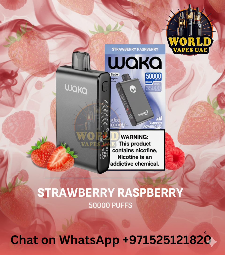 Waka Blade 50000 Puffs Disposable Vape in Dubai – LED Screen & Dual Mesh Coil