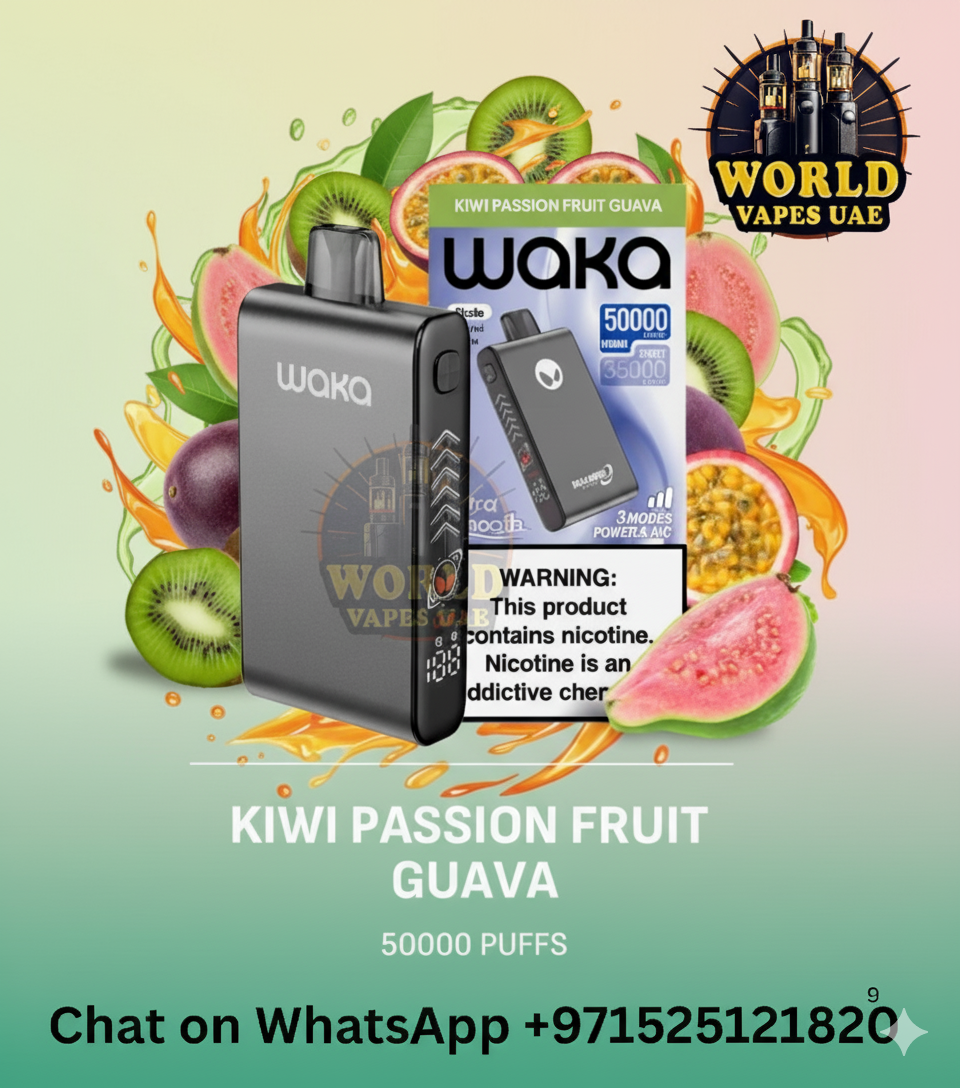 Waka Blade 50000 Puffs Disposable Vape in Dubai – LED Screen & Dual Mesh Coil