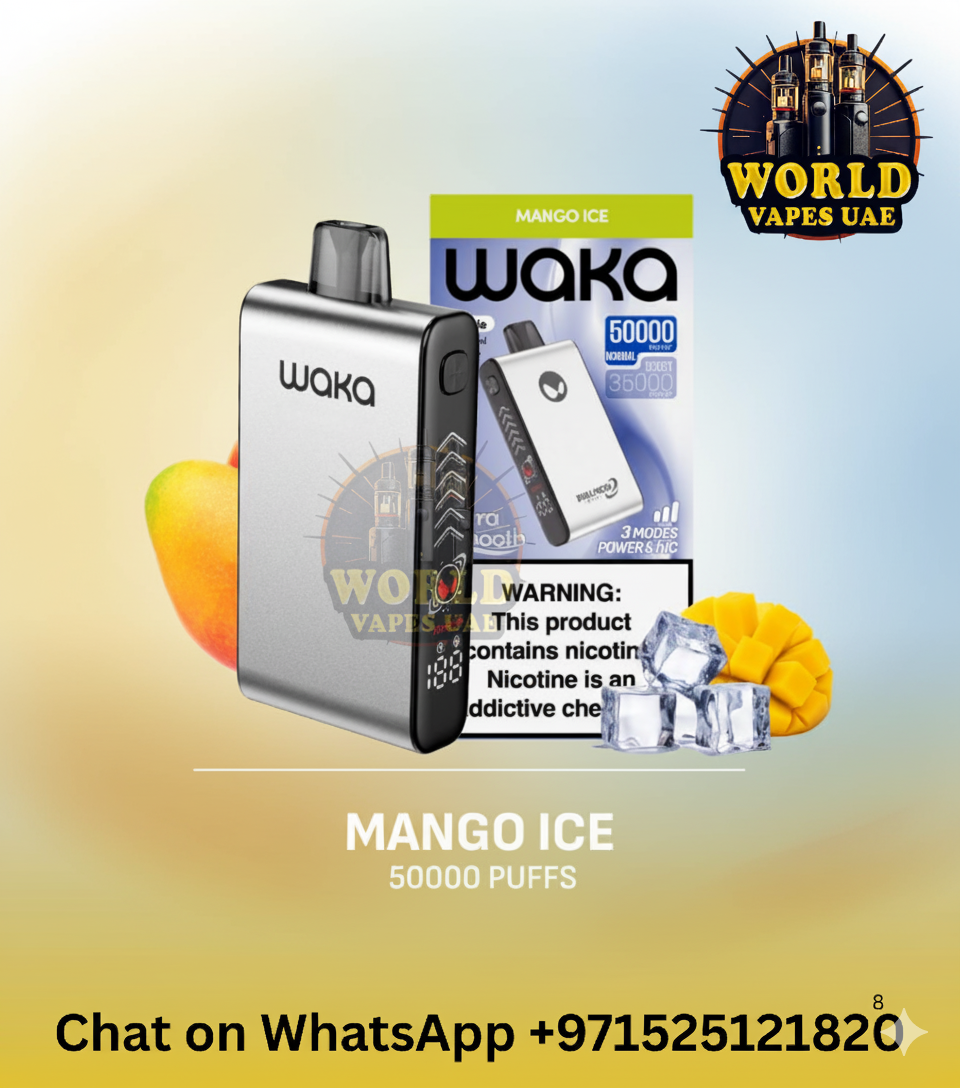 Waka Blade 50000 Puffs Disposable Vape in Dubai – LED Screen & Dual Mesh Coil