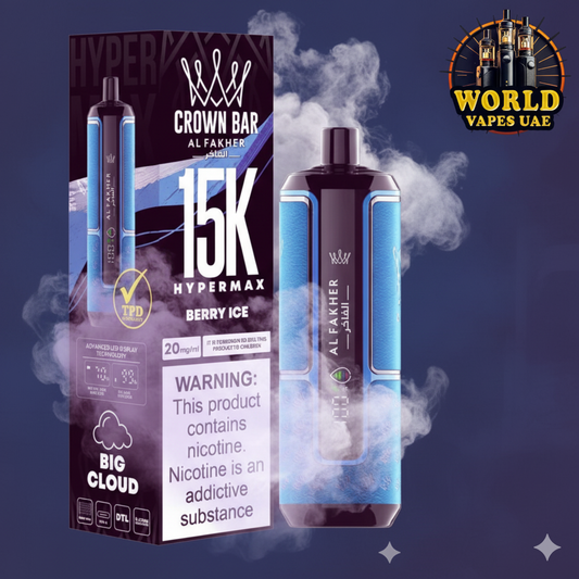 Al Fakher Crown Bar Hypermax 15000 Puffs Vape in UAE | Shisha Style